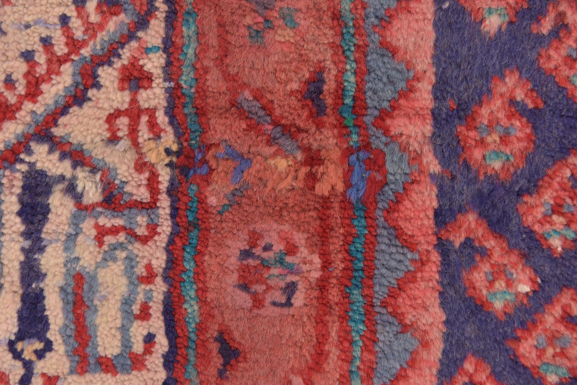 3' 5 x 10' Hand Knotted Farahan Persian Wool Runner Rug