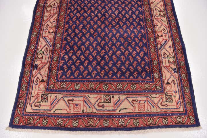 3' 10 x 10' 5 Hand Knotted Farahan Persian Wool Runner Rug