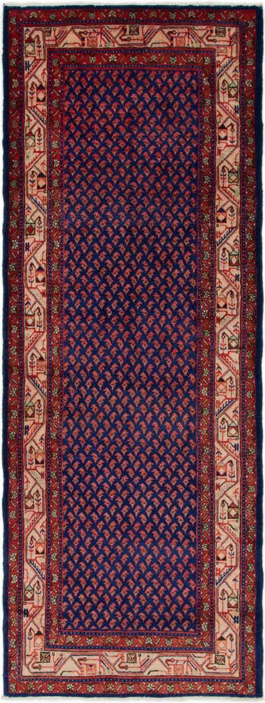 3' 10 x 10' 5 Hand Knotted Farahan Persian Wool Runner Rug