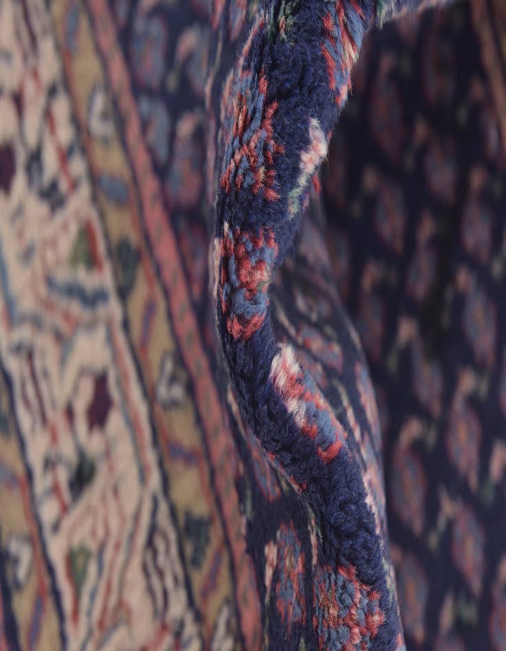 Detail image of 3' 5 x 7' 10 Hand Knotted Farahan Persian Wool Runner Rug