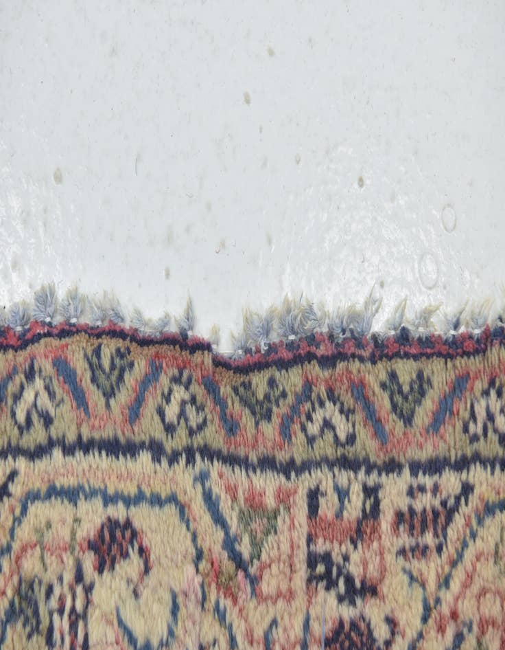 Detail image of 3' 5 x 7' 10 Hand Knotted Farahan Persian Wool Runner Rug
