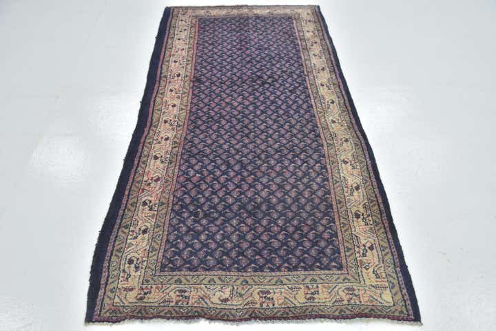 3' 5 x 7' 10 Hand Knotted Farahan Persian Wool Runner Rug