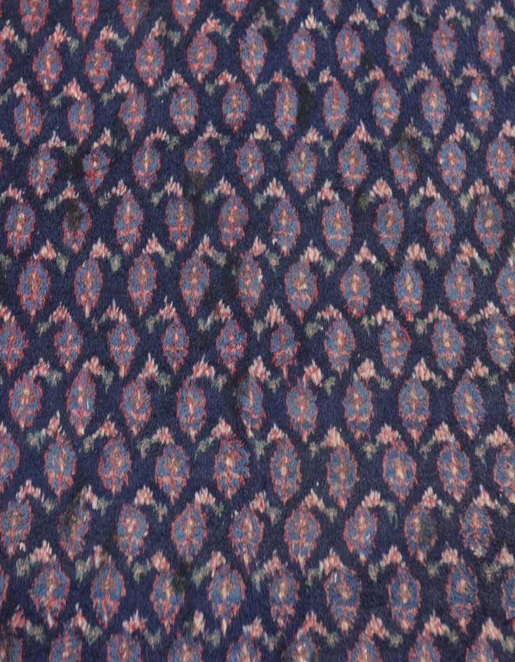 Detail image of 3' 5 x 7' 10 Hand Knotted Farahan Persian Wool Runner Rug