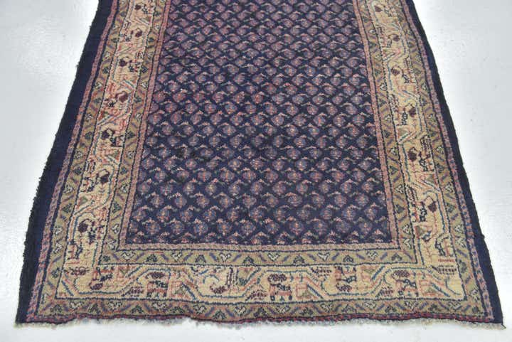 3' 5 x 7' 10 Hand Knotted Farahan Persian Wool Runner Rug
