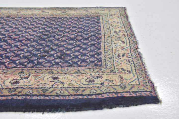 3' 5 x 7' 10 Hand Knotted Farahan Persian Wool Runner Rug