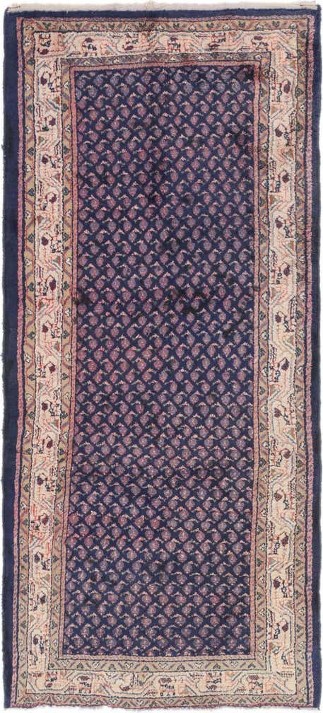 3' 5 x 7' 10 Hand Knotted Farahan Persian Wool Runner Rug