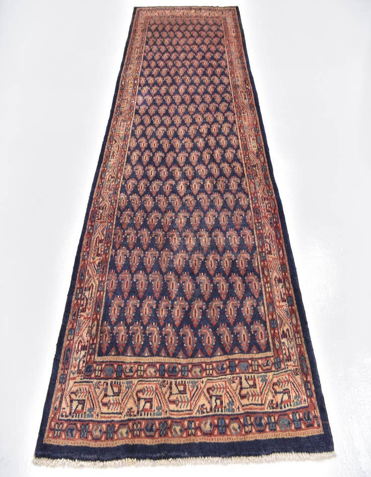 Detail image of 4' 5 x 10' 7 Farahan Wool Runner Rug
