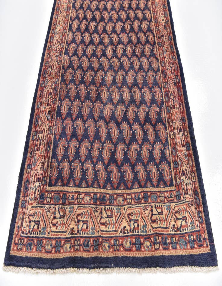 Detail image of 4' 5 x 10' 7 Farahan Wool Runner Rug