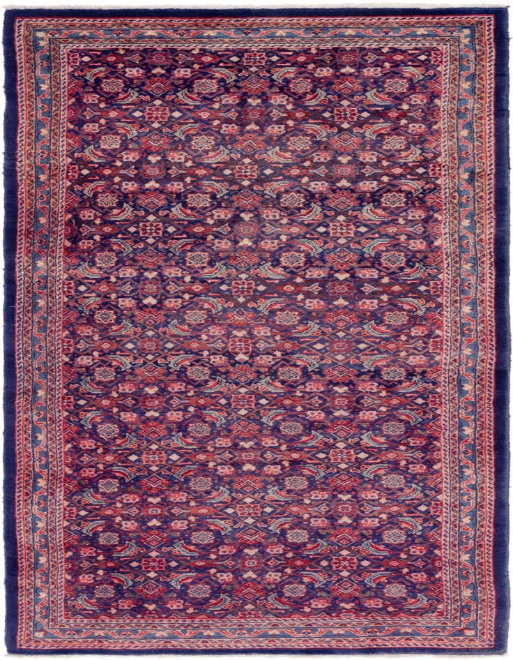 Detail image of 4' 4 x 10' 9 Farahan Wool Runner Rug