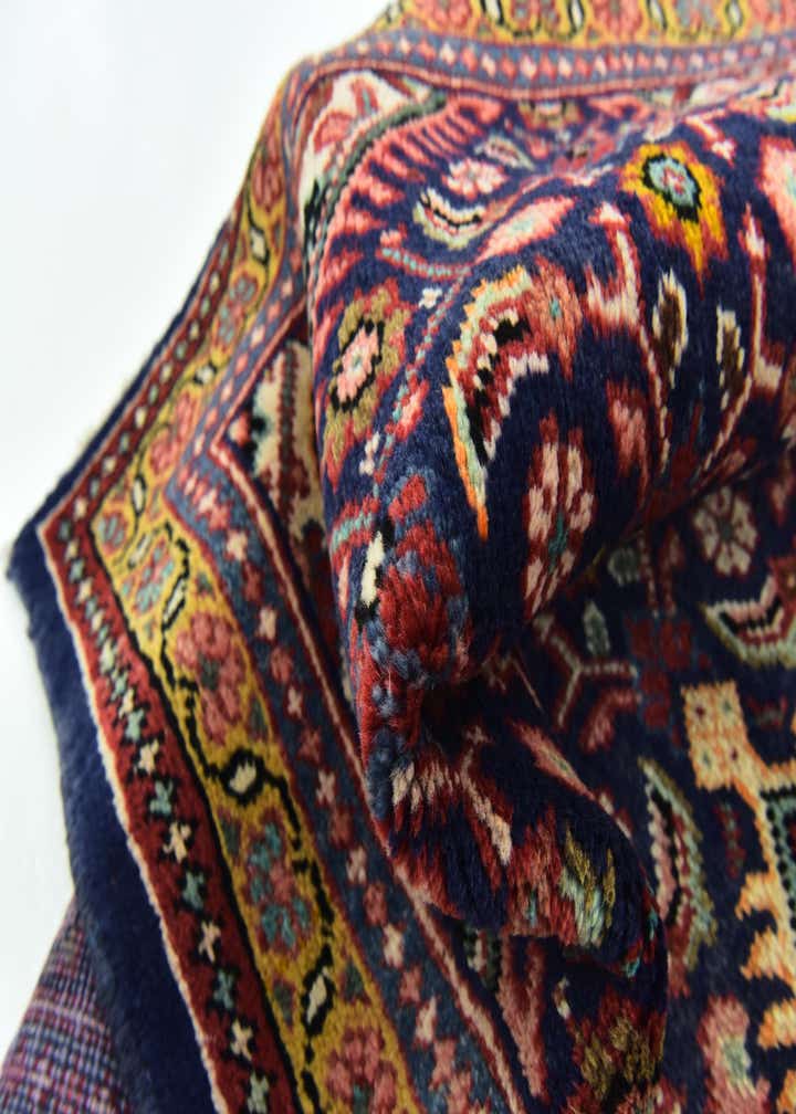 3' 8 x 10' 6 Hand Knotted Farahan Persian Wool Runner Rug