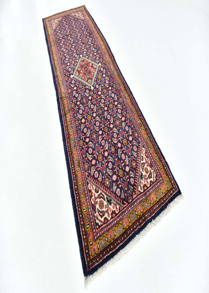 3' 8 x 10' 6 Hand Knotted Farahan Persian Wool Runner Rug