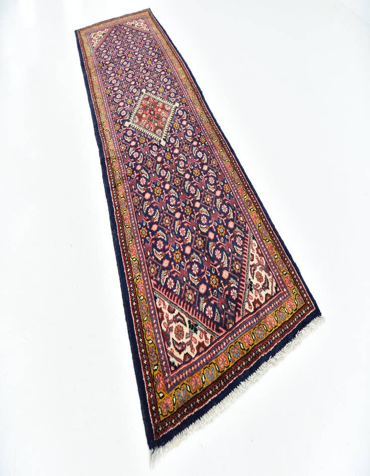 Detail image of 3' 8 x 10' 6 Hand Knotted Farahan Persian Wool Runner Rug