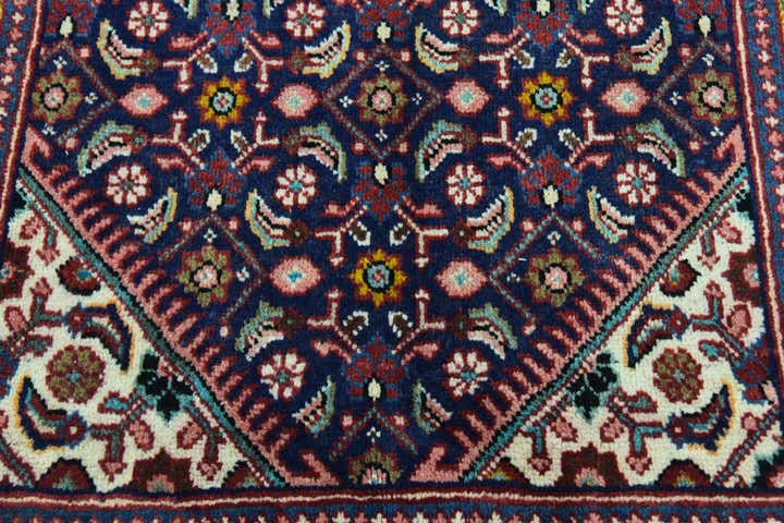 3' 8 x 10' 6 Hand Knotted Farahan Persian Wool Runner Rug