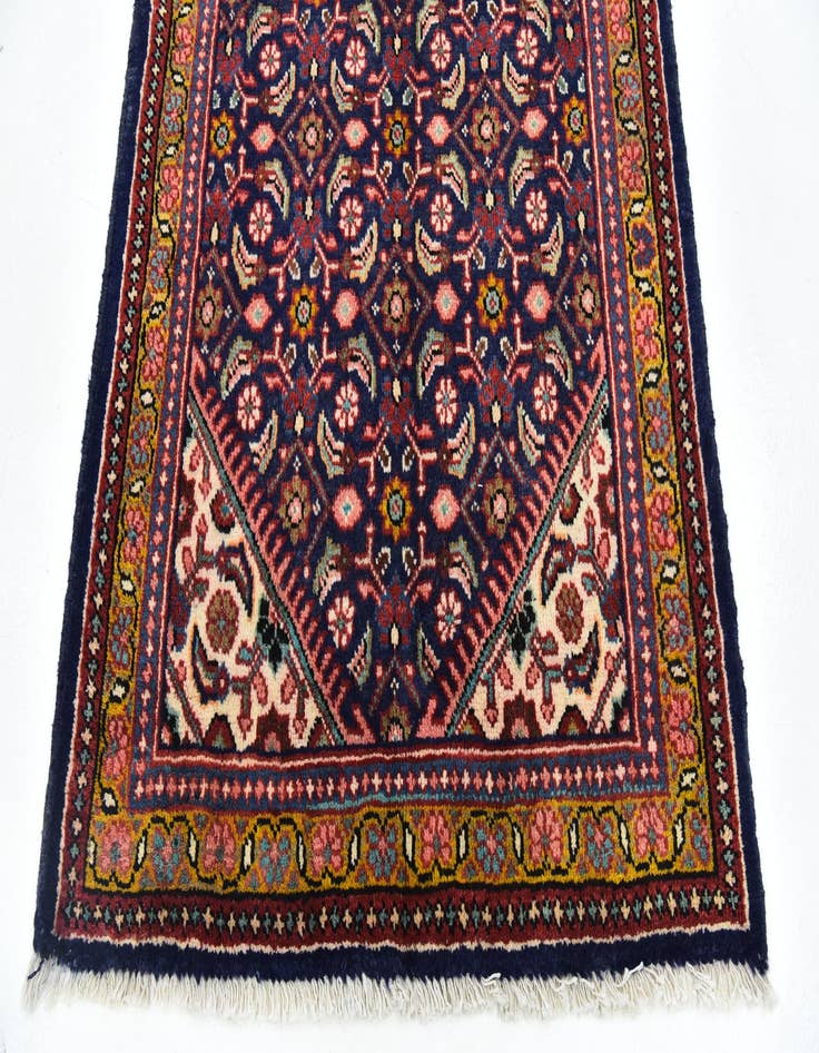 Detail image of 3' 8 x 10' 6 Hand Knotted Farahan Persian Wool Runner Rug