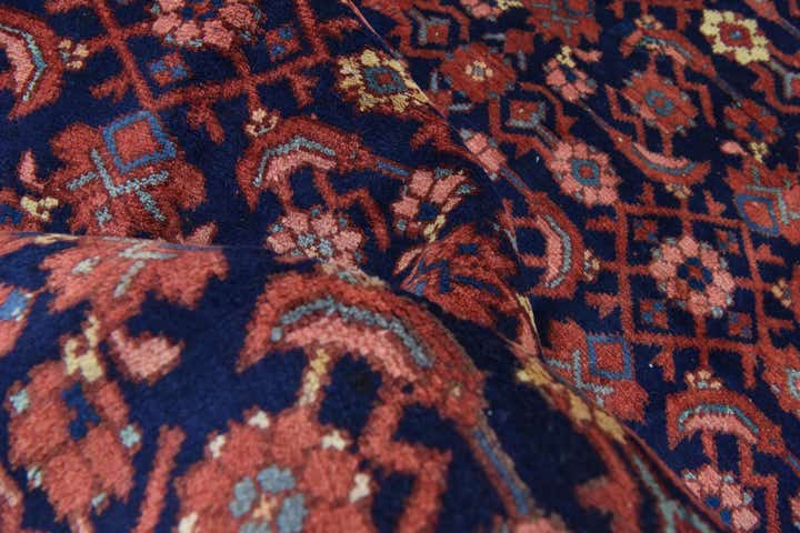 5' 7 x 10' 3 Hand Knotted Farahan Persian Wool Runner Rug
