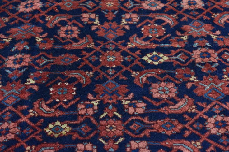 Detail image of 5' 7 x 10' 3 Hand Knotted Farahan Persian Wool Runner Rug