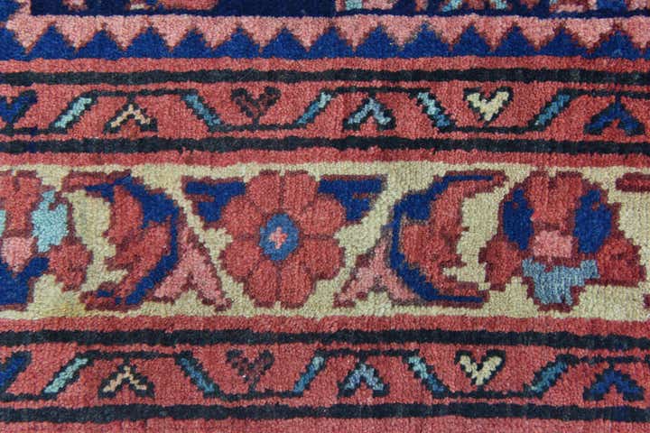 5' 7 x 10' 3 Hand Knotted Farahan Persian Wool Runner Rug