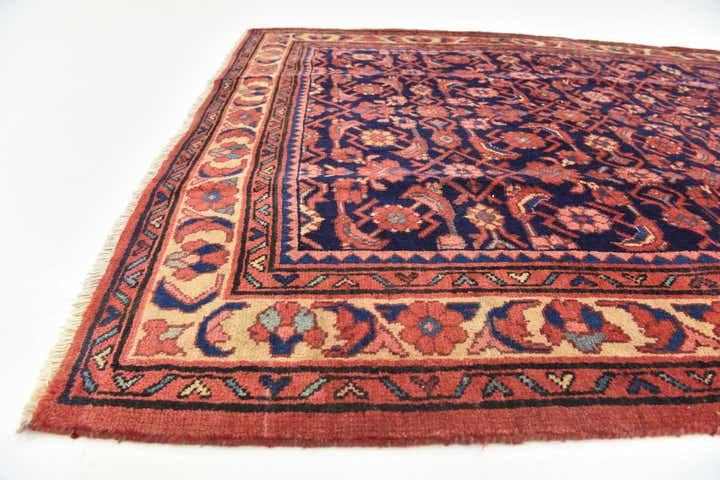 5' 7 x 10' 3 Hand Knotted Farahan Persian Wool Runner Rug