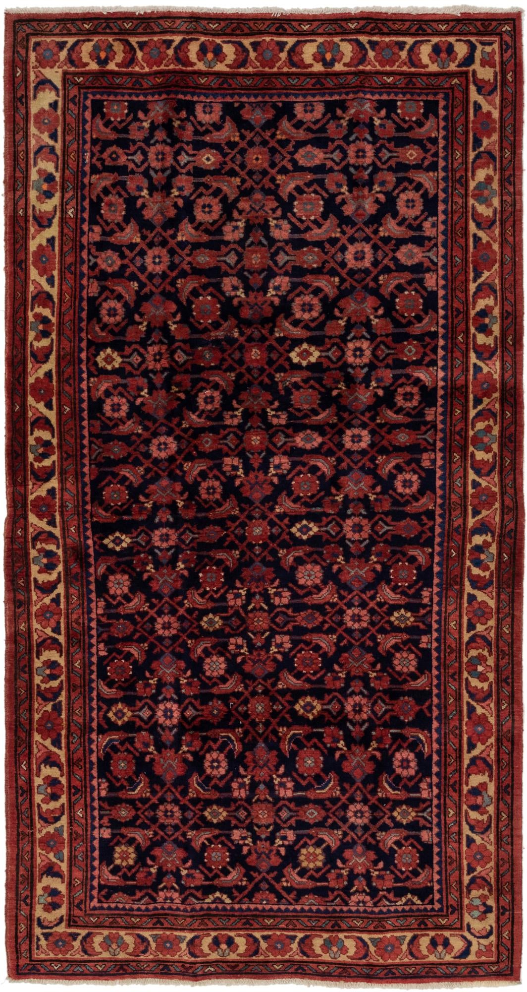 5' 7 x 10' 3 Hand Knotted Farahan Persian Wool Runner Rug