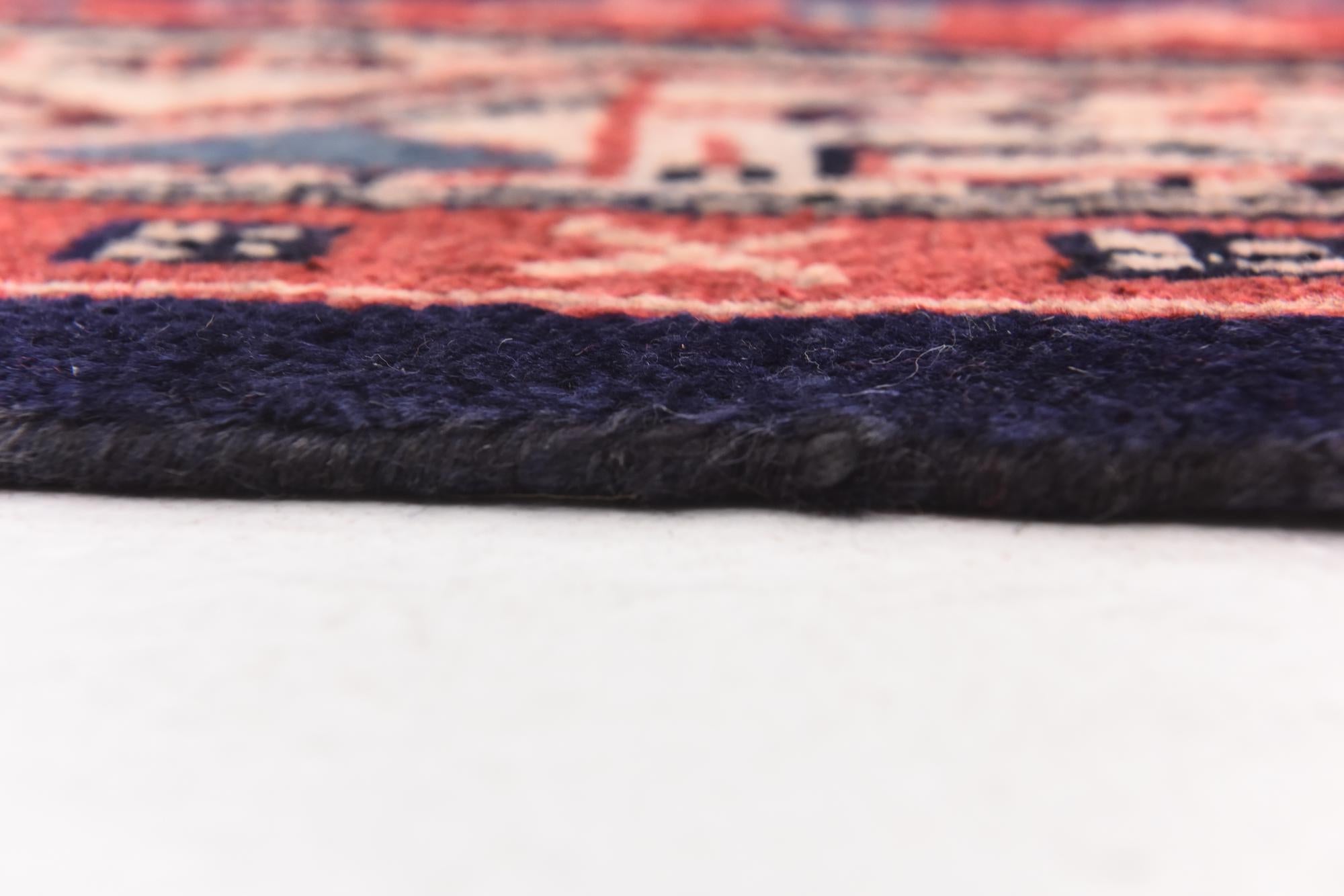 4' 6 x 10' 4 Hand Knotted Farahan Persian Wool Runner Rug