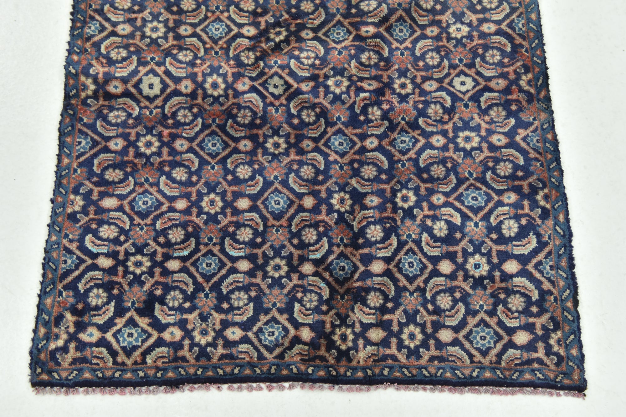 Detail image 5 of 15: 2' 6 x 7' Hand Knotted Farahan Persian Wool Runner Rug