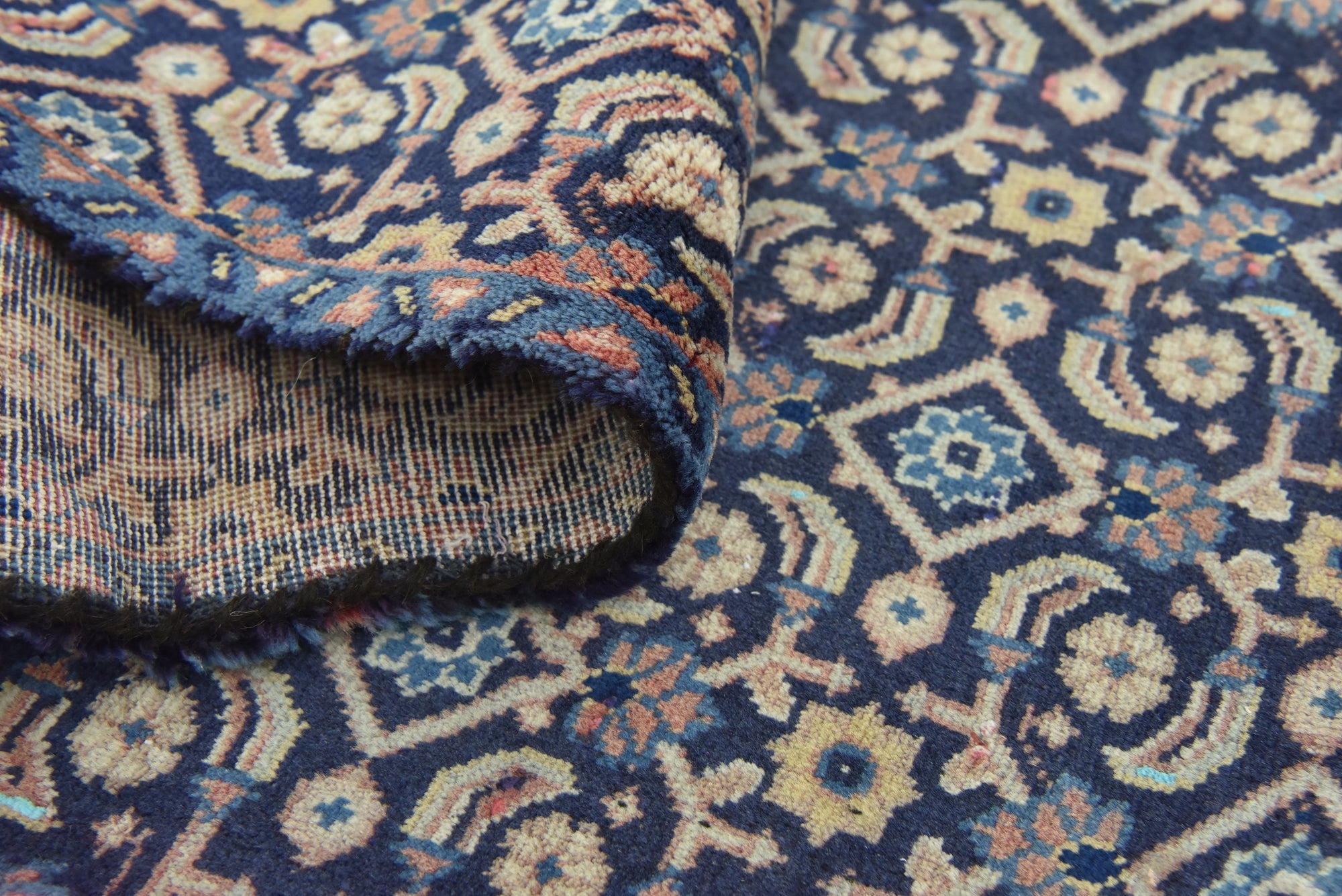 Detail image 9 of 15: 2' 6 x 7' Hand Knotted Farahan Persian Wool Runner Rug