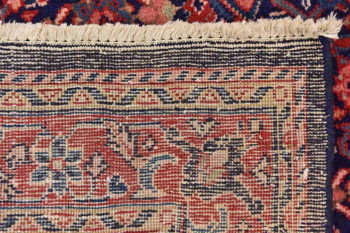 4' 5 x 10' 7 Hand Knotted Farahan Persian Wool Runner Rug