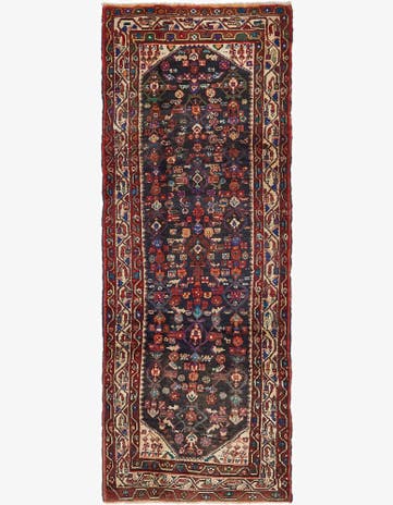 3' 7 x 9' 7 Hand Knotted Farahan Persian Wool Runner Rug