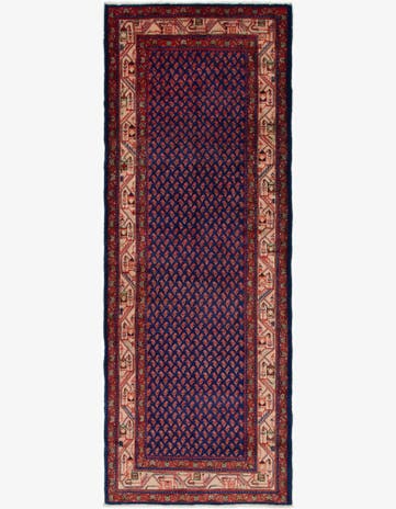 3' 10 x 10' 5 Hand Knotted Farahan Persian Wool Runner Rug