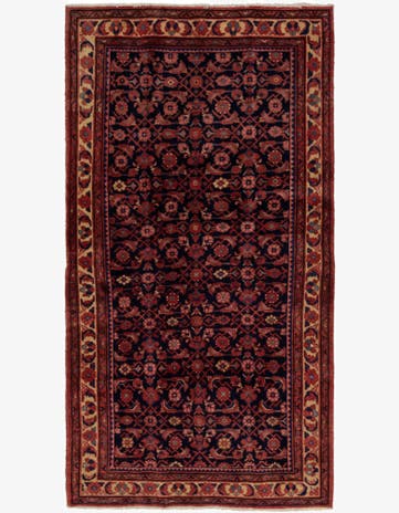 5' 7 x 10' 3 Hand Knotted Farahan Persian Wool Runner Rug