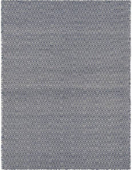Detail image of 2' 7 x 12' Hand Woven Geo Trellis Flatweave Runner Rug