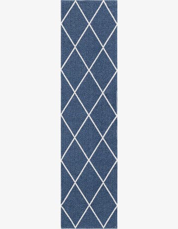 Navy Blue Georgia Runner Rug