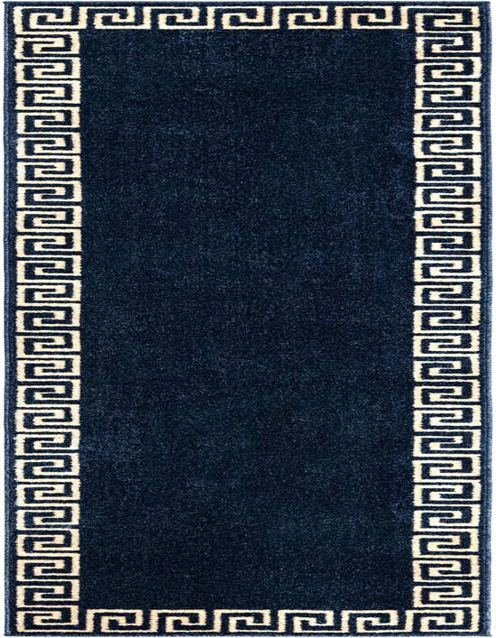 Detail image of 2' 7 x 10' Greek Key Runner Rug