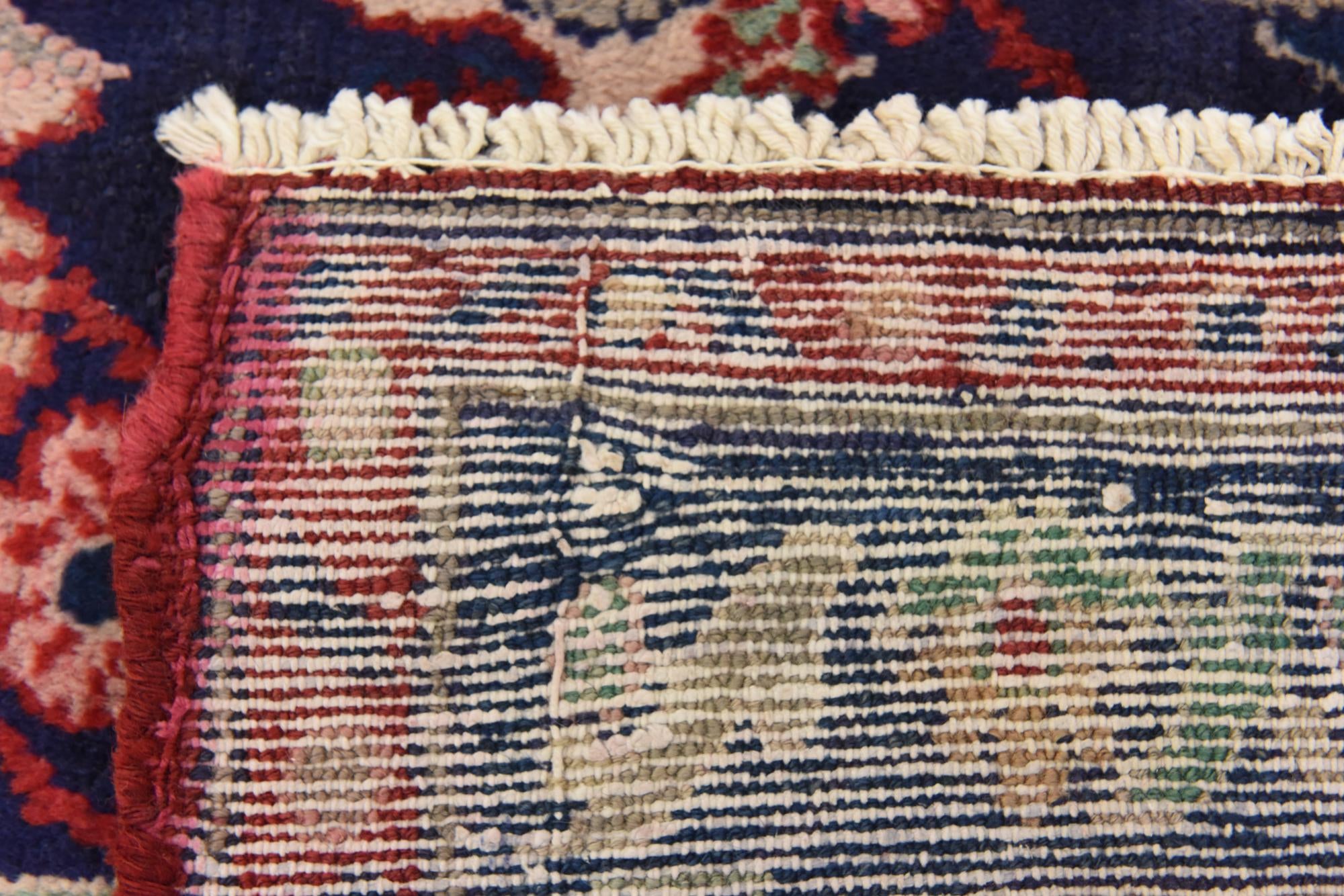 105cm x 340cm anudado a mano Hamedan Alfombra Persa Lana Pasillera