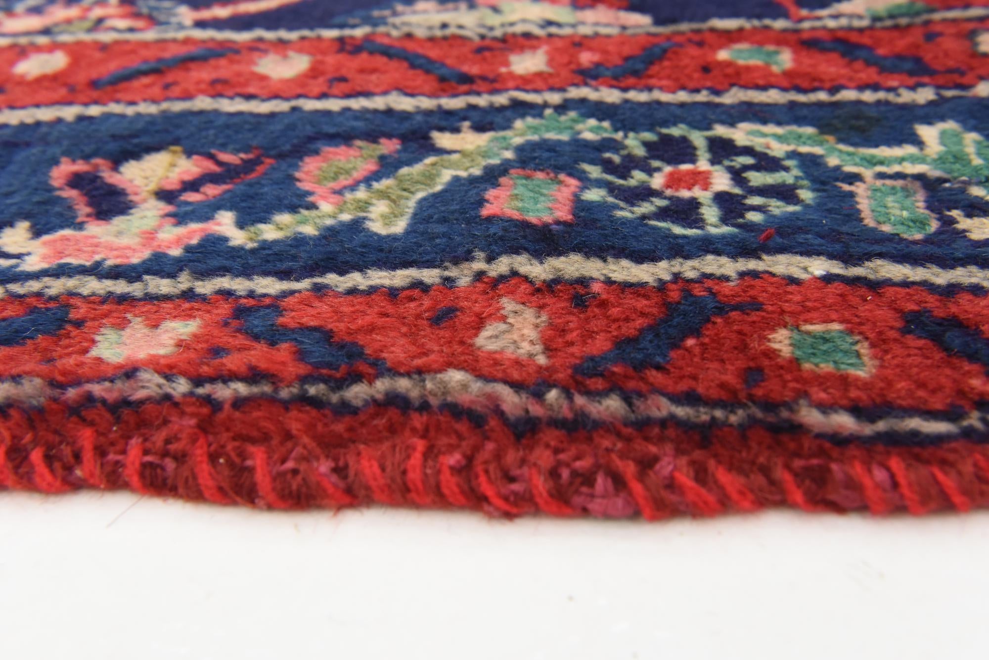 105cm x 340cm anudado a mano Hamedan Alfombra Persa Lana Pasillera