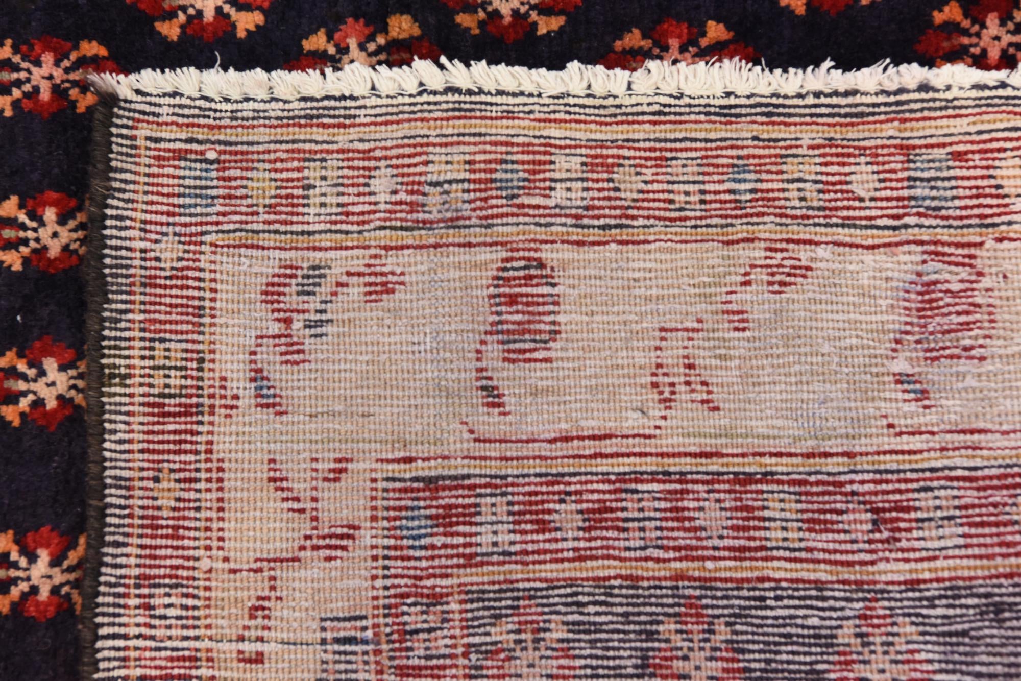 130cm x 340cm anudado a mano Hamedan Alfombra Persa Lana Pasillera