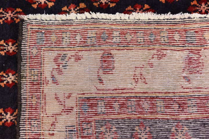 130cm x 340cm Hand Knotted Hamedan Persian Wool Runner Rug