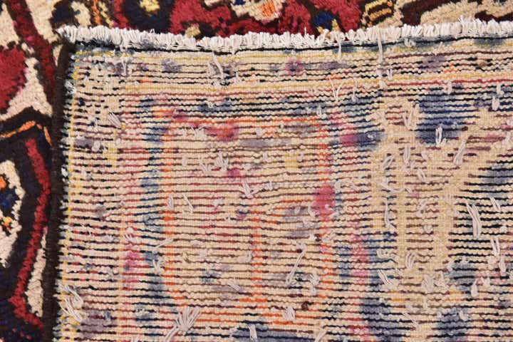 3' 6 x 10' 3 Hand Knotted Hamedan Persian Wool Runner Rug
