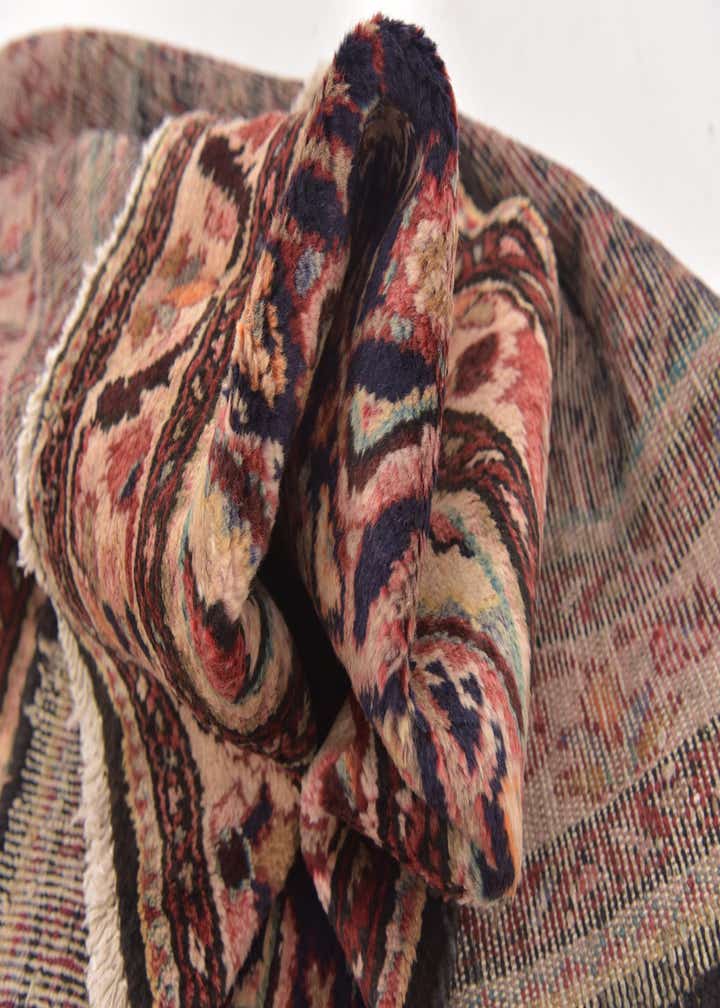 3' 7 x 10' 8 Hand Knotted Hamedan Persian Wool Runner Rug