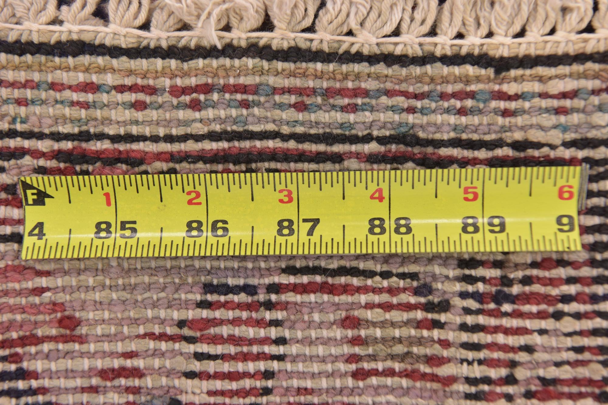 3' 7 x 10' 8 Hand Knotted Hamedan Persian Wool Runner Rug