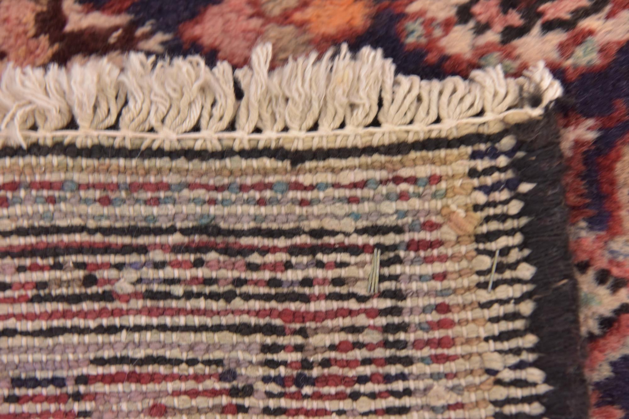 3' 7 x 10' 8 Hand Knotted Hamedan Persian Wool Runner Rug