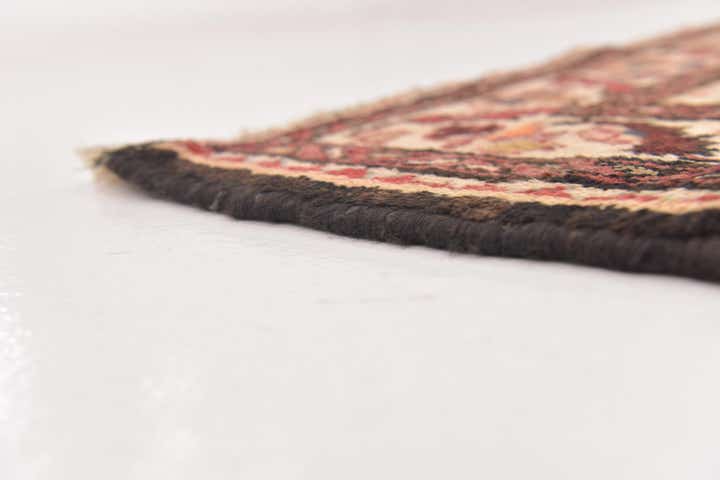 3' 7 x 10' 8 Hand Knotted Hamedan Persian Wool Runner Rug