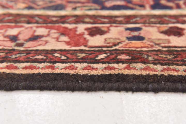 3' 7 x 10' 8 Hand Knotted Hamedan Persian Wool Runner Rug