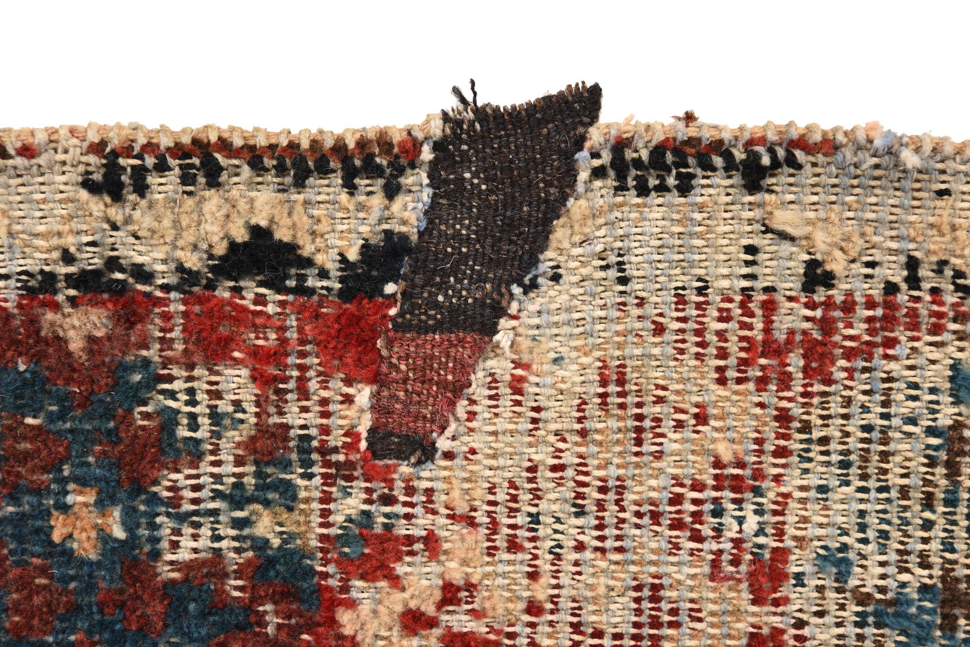 4' 4 x 9' 8 Hand Knotted Hamedan Persian Wool Runner Rug