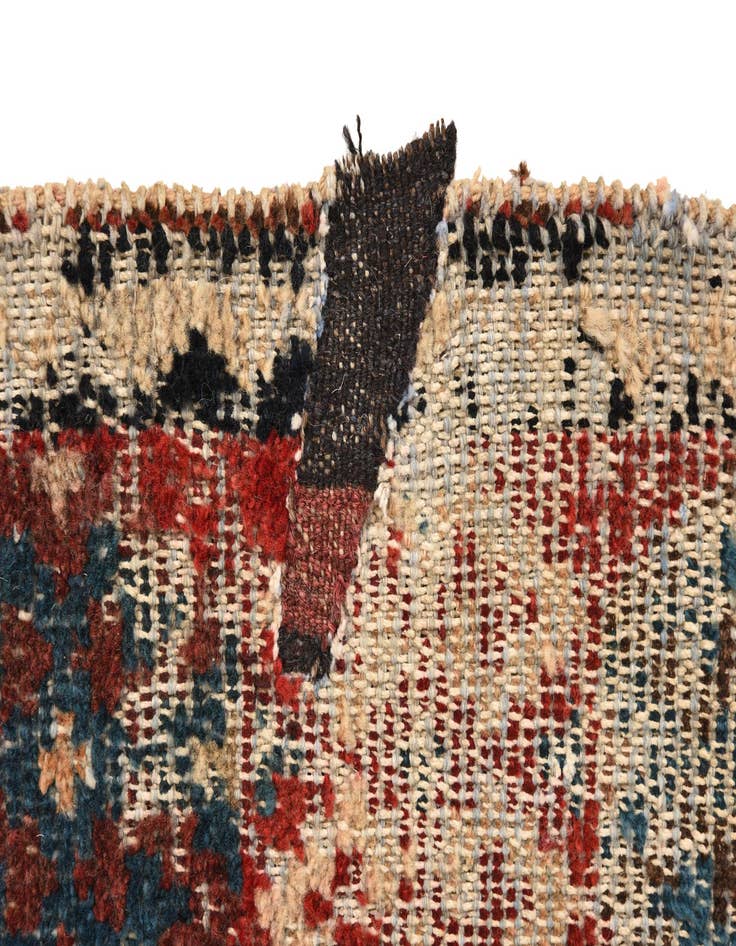 Detail image of 4' 4 x 9' 8  Hand Knotted Hamedan Persian Wool Runner Rug