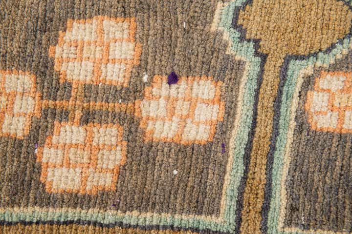 3' 4 x 9' 10 Hand Knotted Hamedan Persian Wool Runner Rug