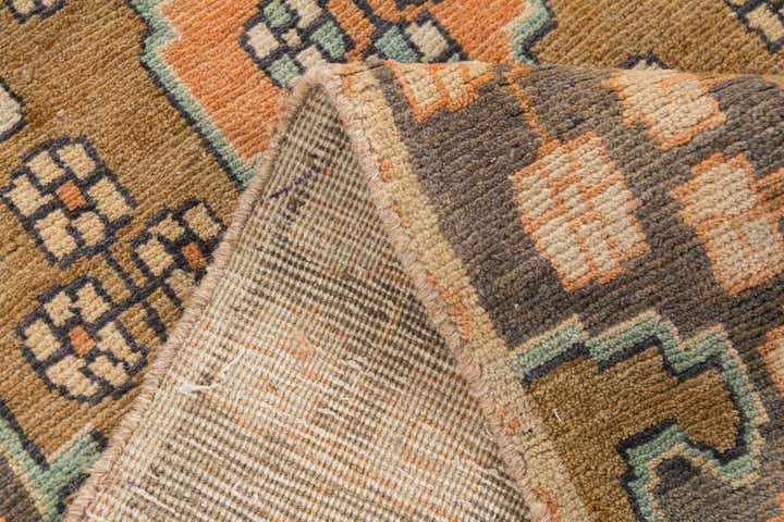 3' 4 x 9' 10 Hand Knotted Hamedan Persian Wool Runner Rug