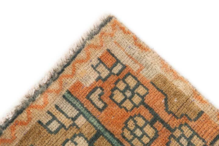 3' 4 x 9' 10 Hand Knotted Hamedan Persian Wool Runner Rug