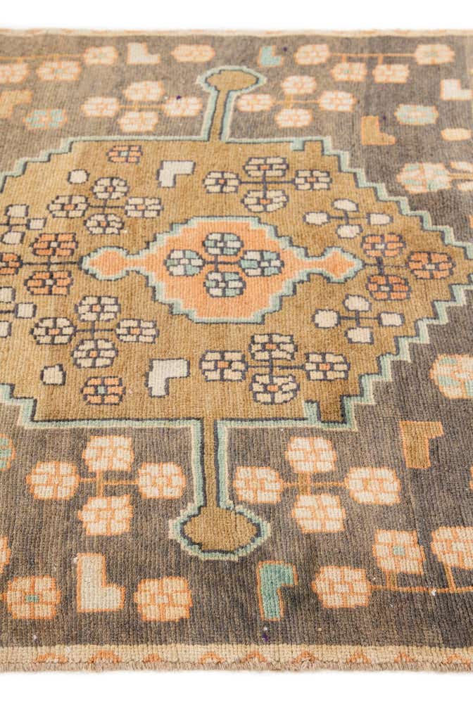3' 4 x 9' 10 Hand Knotted Hamedan Persian Wool Runner Rug