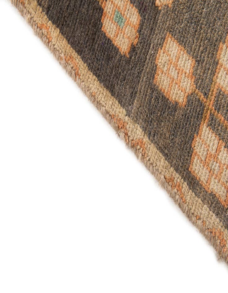 Detail image of 3' 4 x 9' 10  Hand Knotted Hamedan Persian Wool Runner Rug